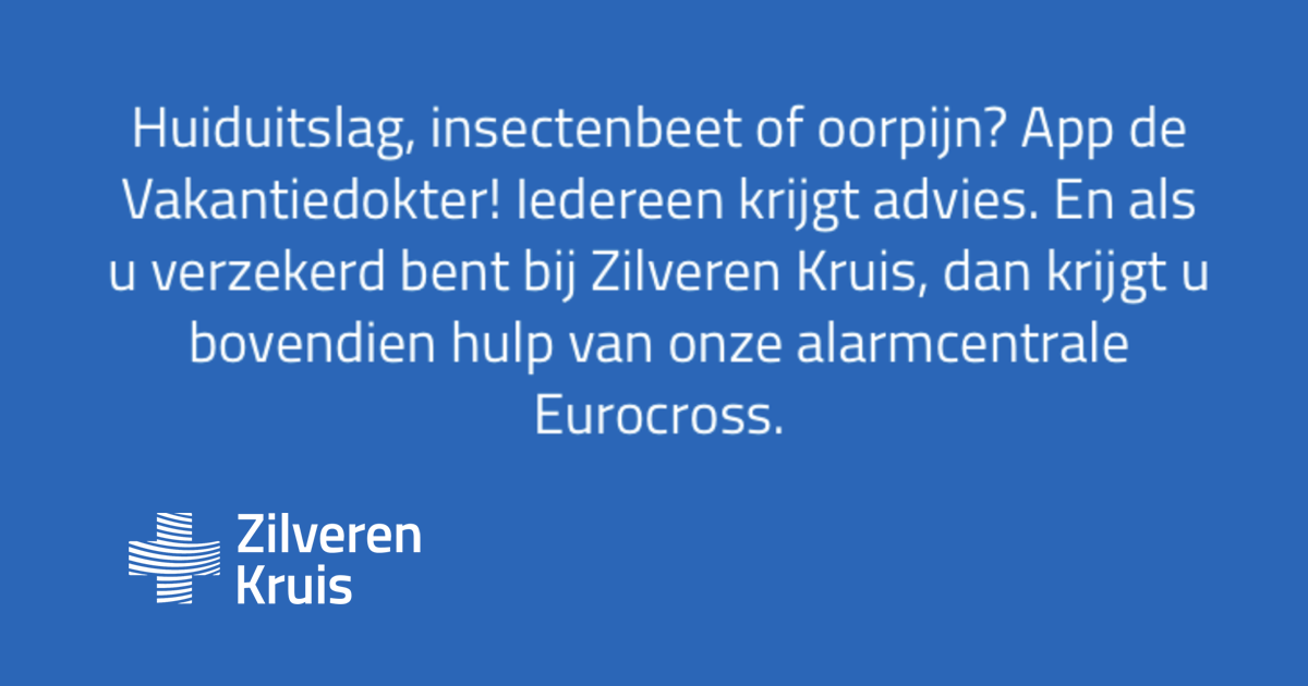 App de Vakantiedokter, van Zilveren Kruis Achmea